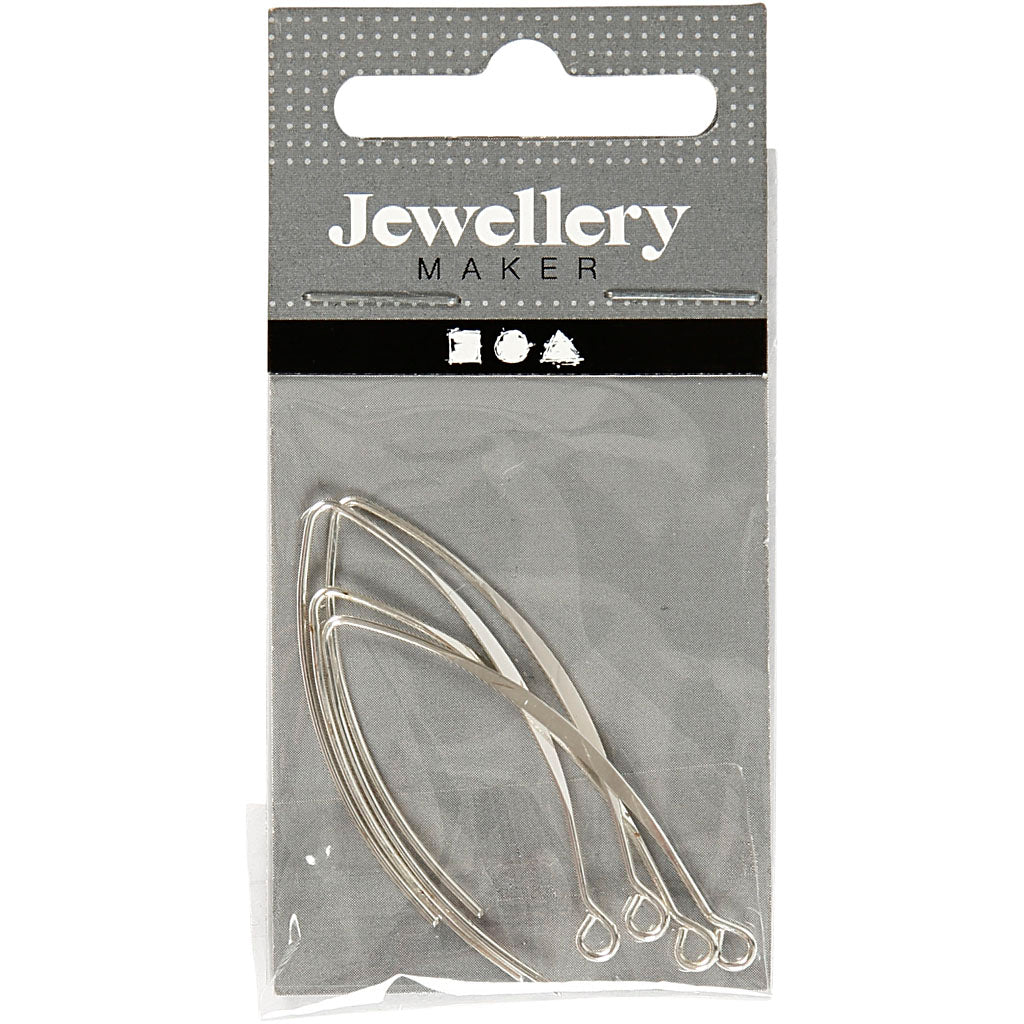 Http: www.cchobby.nl oorbel-h-42-mm-gatgrootte-2-mm-verzilverd-4-stuk-1-doos