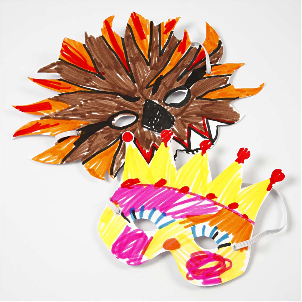 Creativ company https: www.cchobby.nl fantasiemaskers-inclusief-elastiek-h-15-20-cm-230-gr-wit-5-stuk-1-doos
