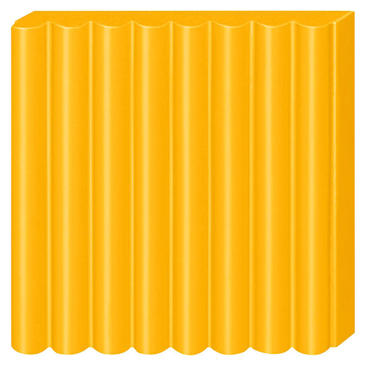 Fimo effect ovenhardende boetseerklei standaard blokje 57 g - neon oranje