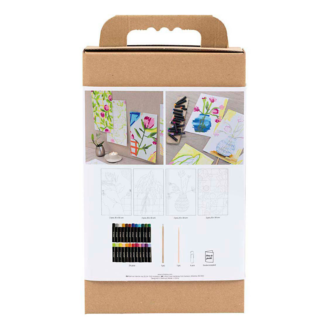Creativ company http: www.cchobby.nl hobbyset-oliepastel-bloemen-diverse-kleuren-1-doos