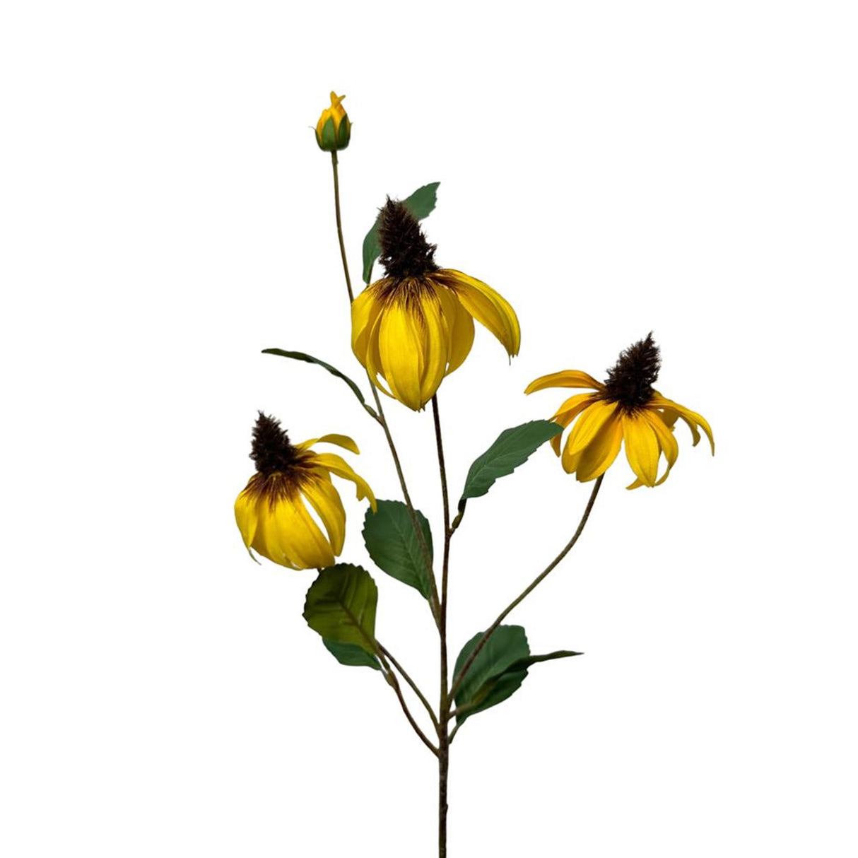 Roberts collection kunstbloem rudbeckia spray 83cm geel
