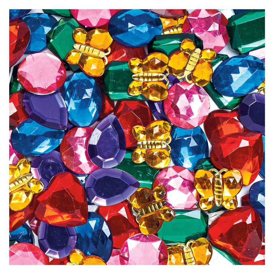 Colorations - glitterende strass steentjes groot, 453 gram