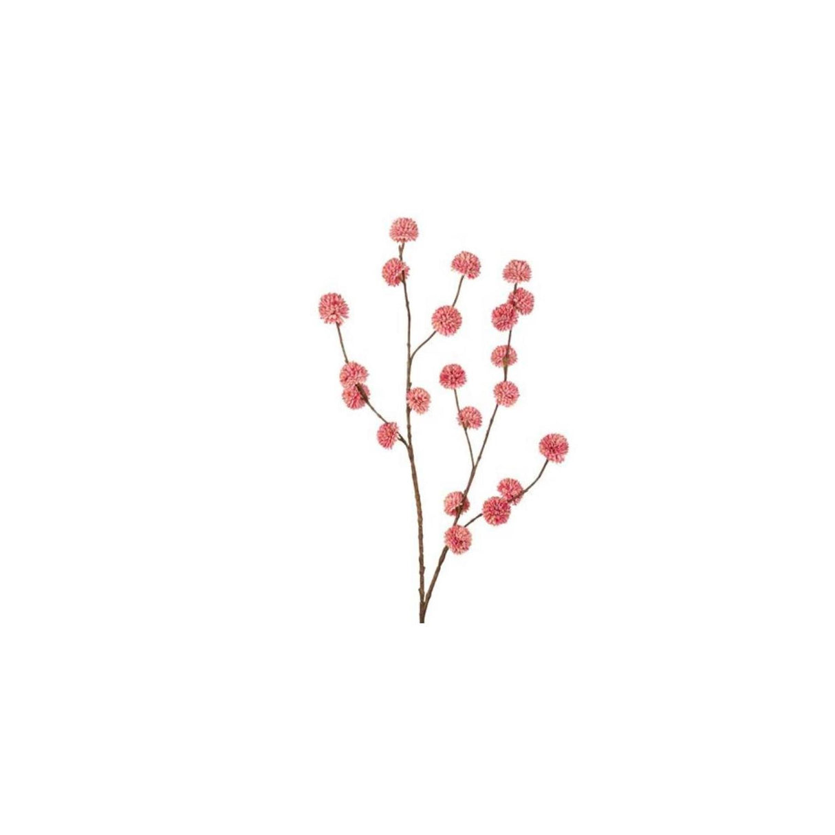 Roberts collection kunsttak pompom roze 100cm