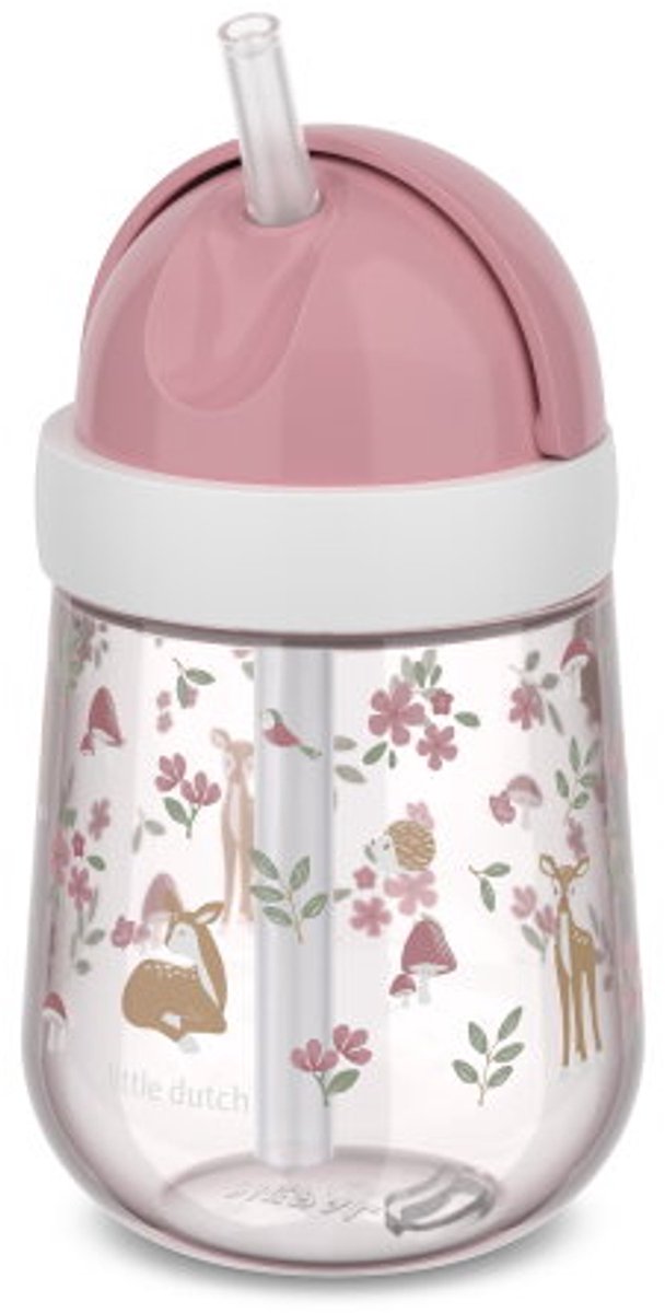 Mepal mio rietjesbeker little dutch - 300 ml - makkelijk vast te houden - kinderservies - fairy garden