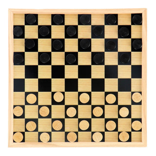 No brand schaakbord dambord 40 x 40 cm | 4 stuks