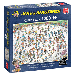 Jumbo jan van haasteren legpuzzel - skateboarden in de bowl - 1000st.