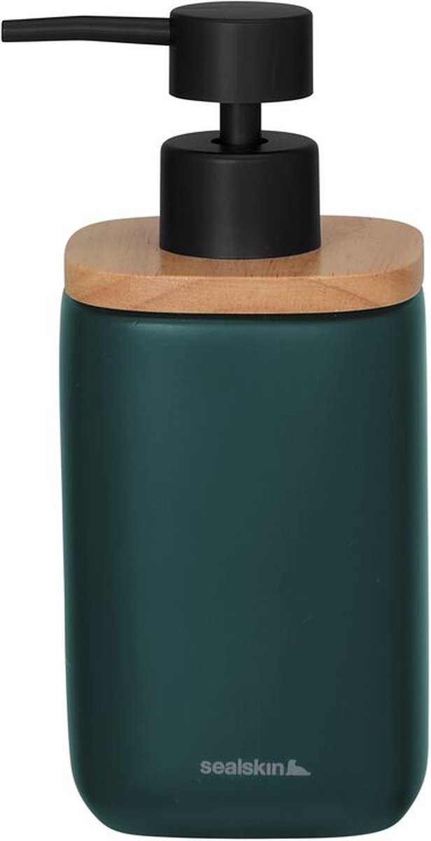 Sealskin mind - zeepdispenser 200 ml vrijstaand - donkergroen