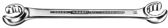 Hazet dubbele ringsleutel do-ringschl.open 10x11mm ,head 15°geb.