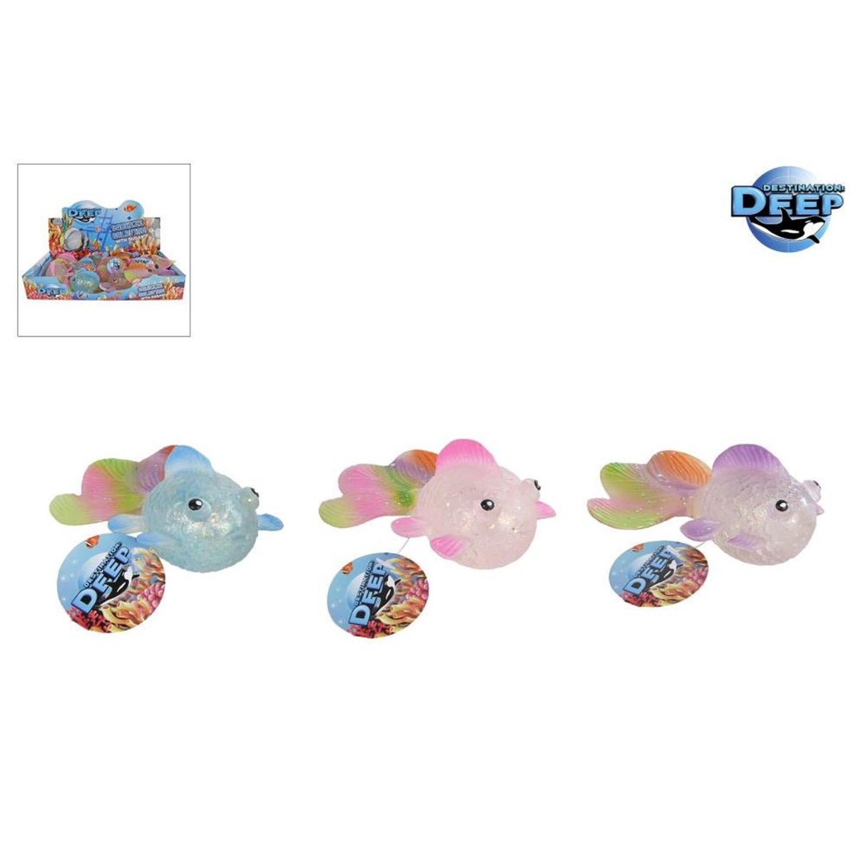 Destination deep goudvis knijpbal 6cm