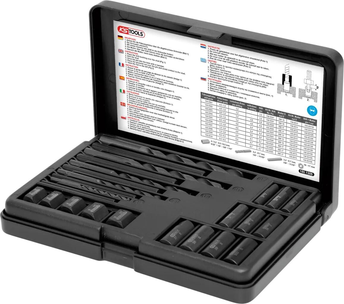 Ks tools schroefdraad-uitdraaiset thread unscrewing set ks-to0ls