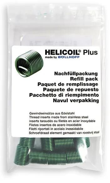 Böllhoff schroefdraad inzetstuk helicoil plus refill pack helicoil m12 x 1.75 18.00mm