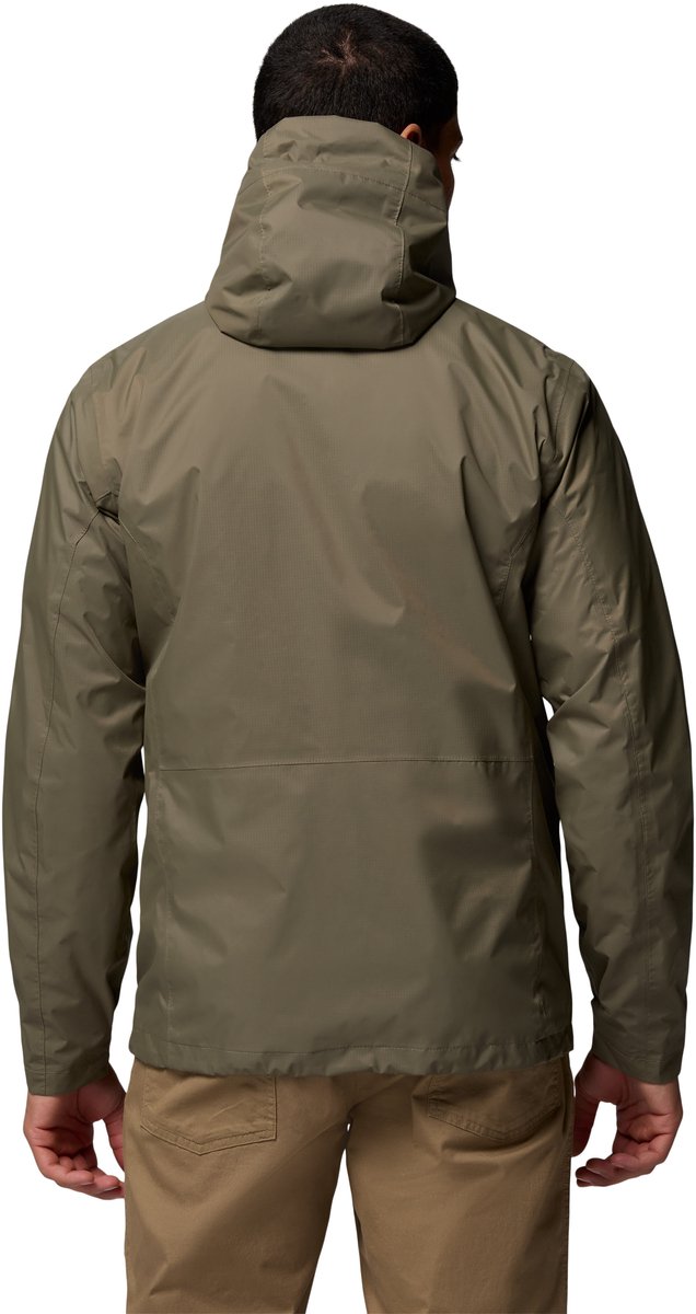 Columbia pouring adventure™ iii jacket heren outdoorjas - stone green
