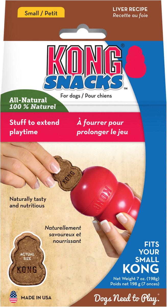 Kong stuff 'n mini hondensnack - lever