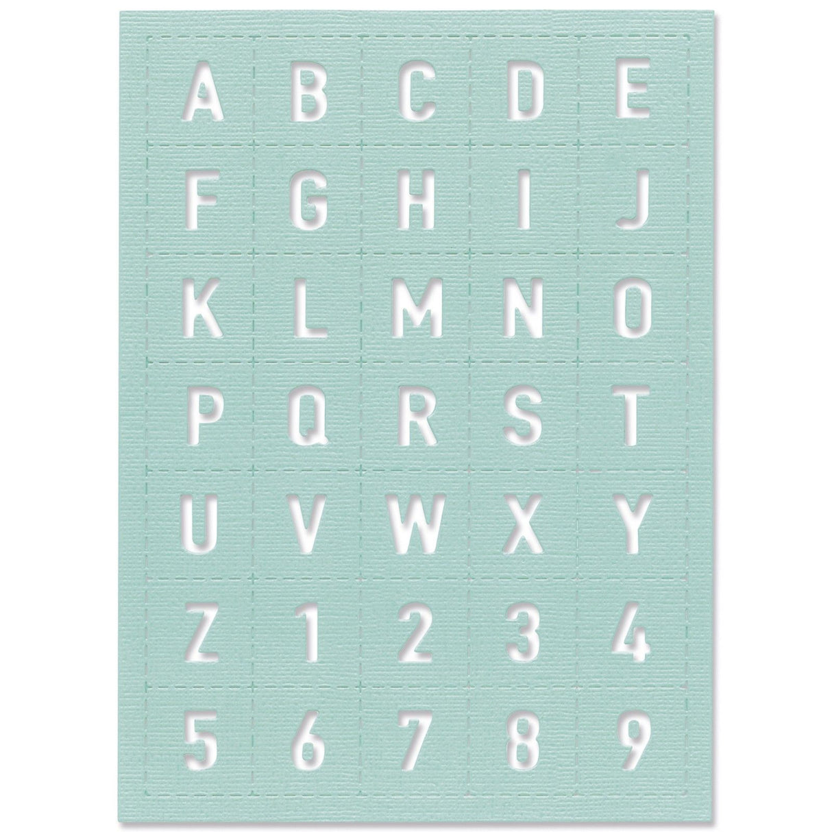 Sizzix • thinlits die tile alphanumeric