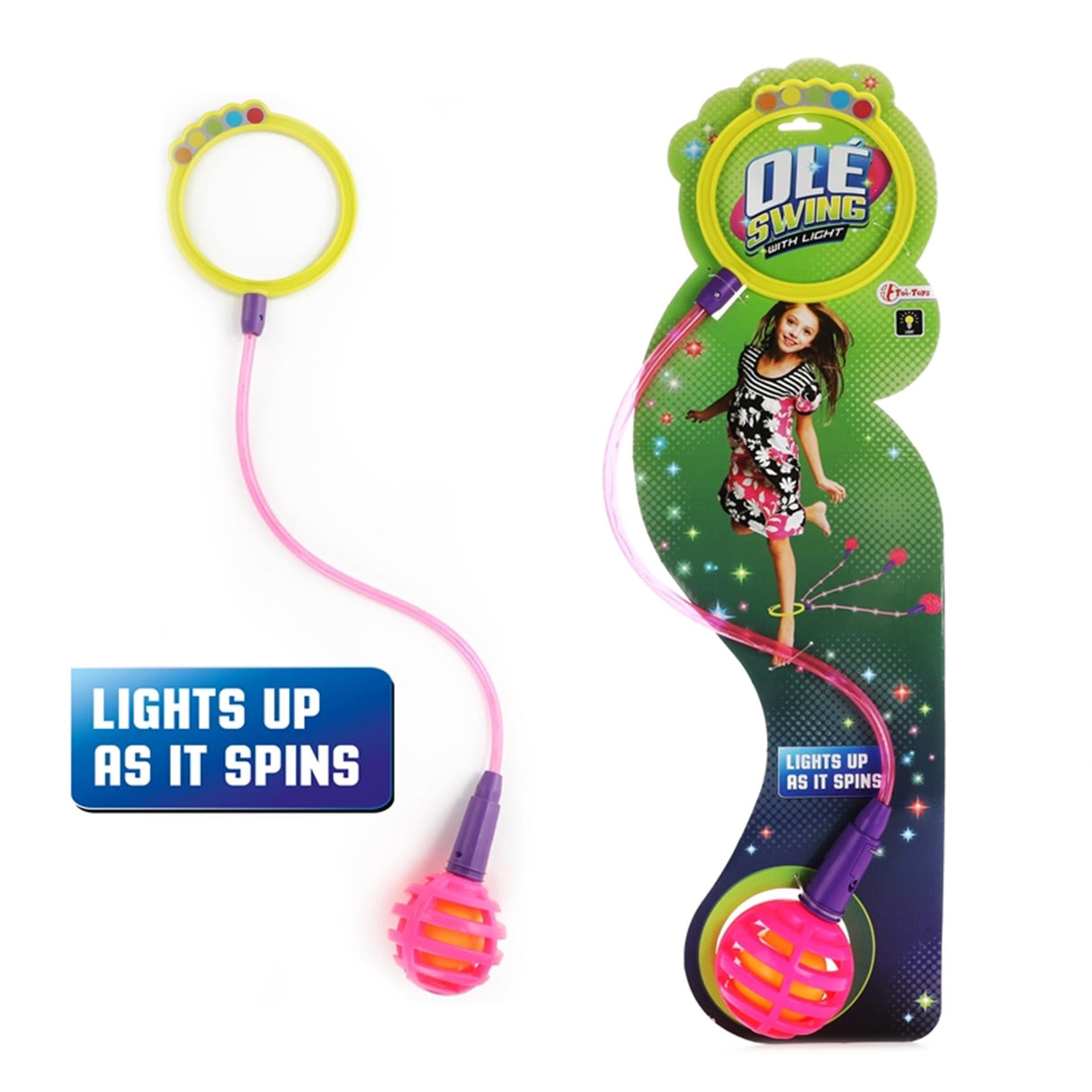 Toi-toys toi toys ole swing spel met licht in touw