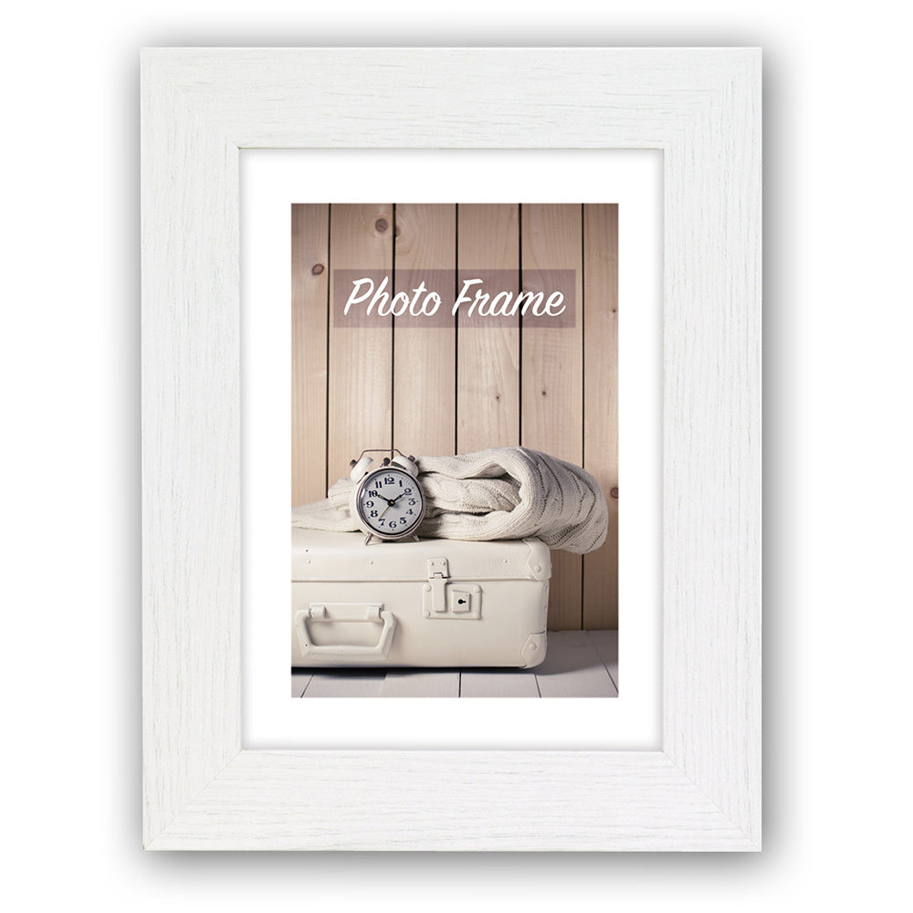 Zep houten fotolijst v21573 nelson 3 wit 13x18cm