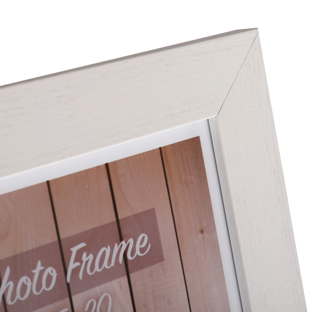Zep houten fotolijst v21573 nelson 3 wit 13x18cm