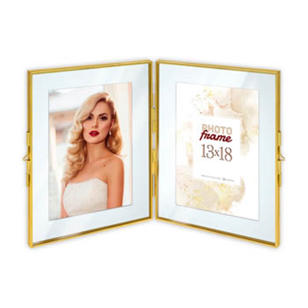 Zep fotolijst xf8257 bruxelles gold 2x 13x18 cm