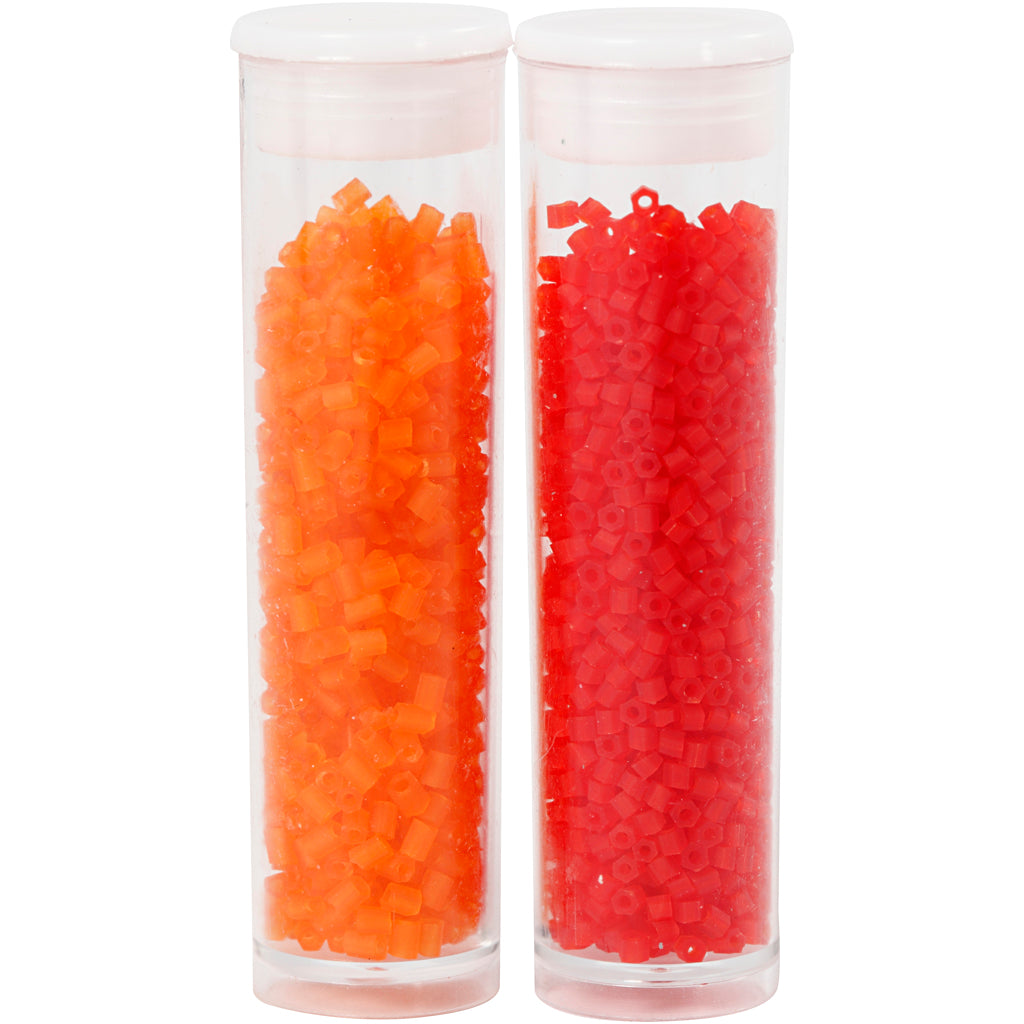 Http: www.cchobby.nl rocailles-2-cut-d-1-7-mm-afm-15-0-gatgrootte-0-5-mm-transparant-oranje-transparant-rood-2x7-gr-1-doos