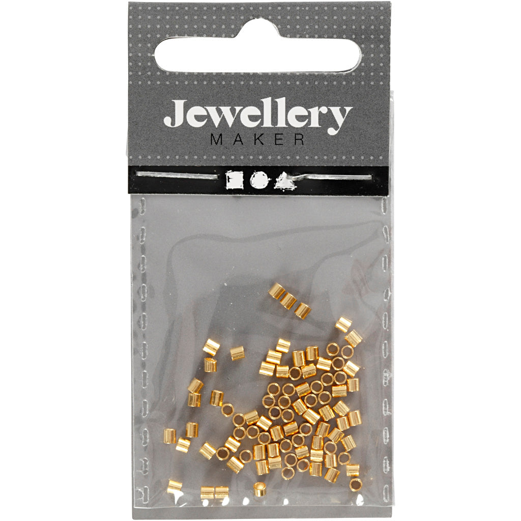 Http: www.cchobby.nl knijpkralen-tube-afm-2x2-mm-gatgrootte-1-4-mm-verguld-80-stuk-1-doos