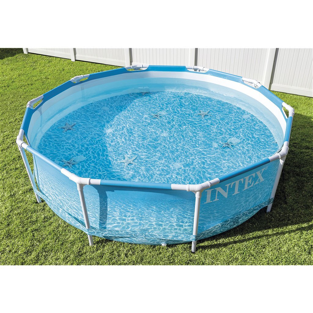 Intex 28206np beachside metal frame zwembad 305x76 cm zonder filterpomp