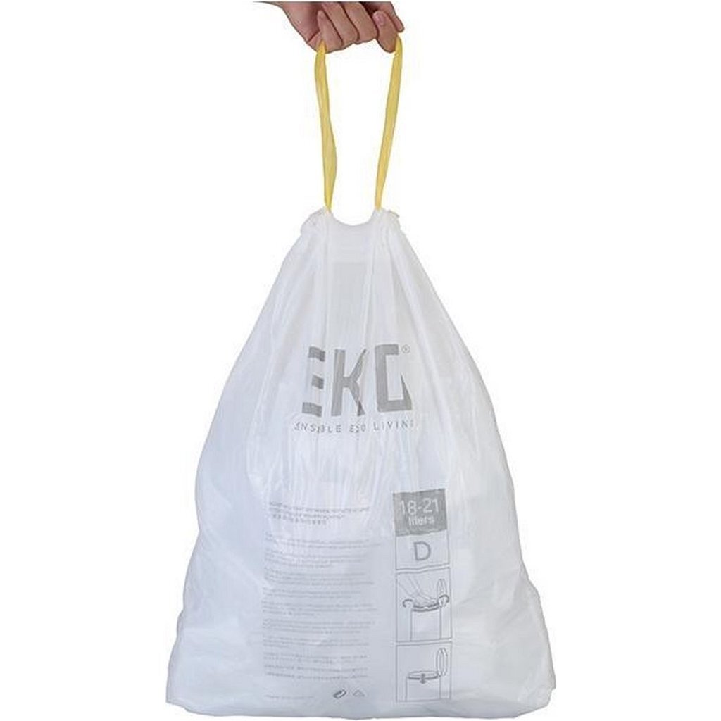 Eko afvalzakken type d 18-21 liter - rol 20 zakken