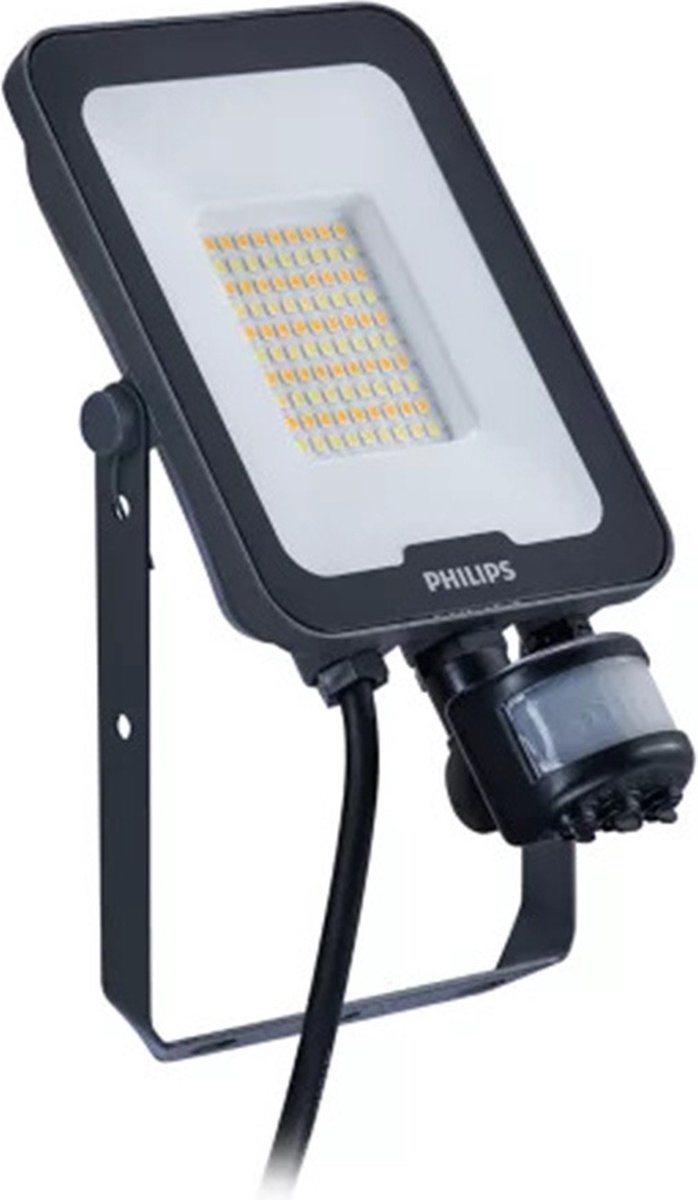 Philips led philips - led breedstraler ledinaire bvp167 grijs 30w 3600lm 40d - 830-840-865 | ip65 symmetrisch met bewegingssensor