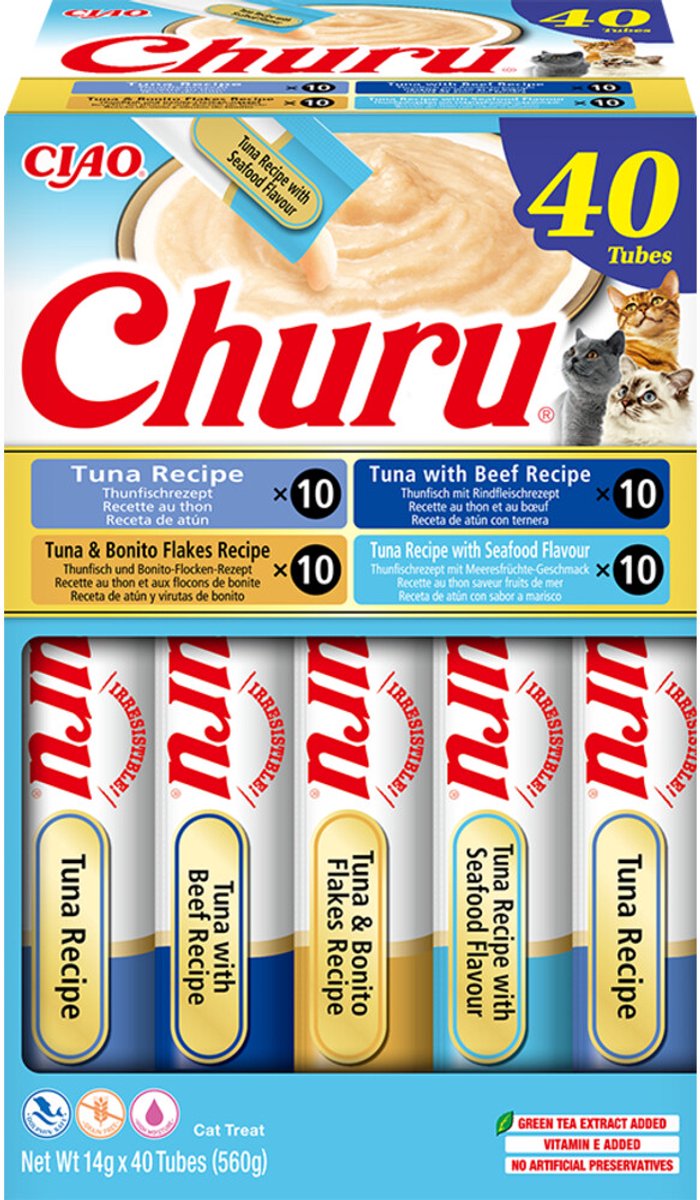 Ciao churu cat puree tuna - 40x14 gr