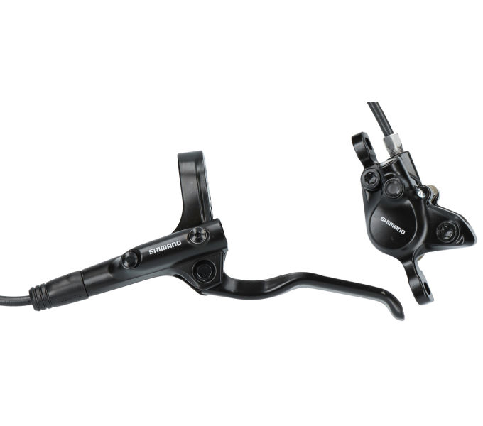 Shimano hydraulische schijfremset mt200 voor - zonder remschijf - zwart (werkplaatsverpakking)