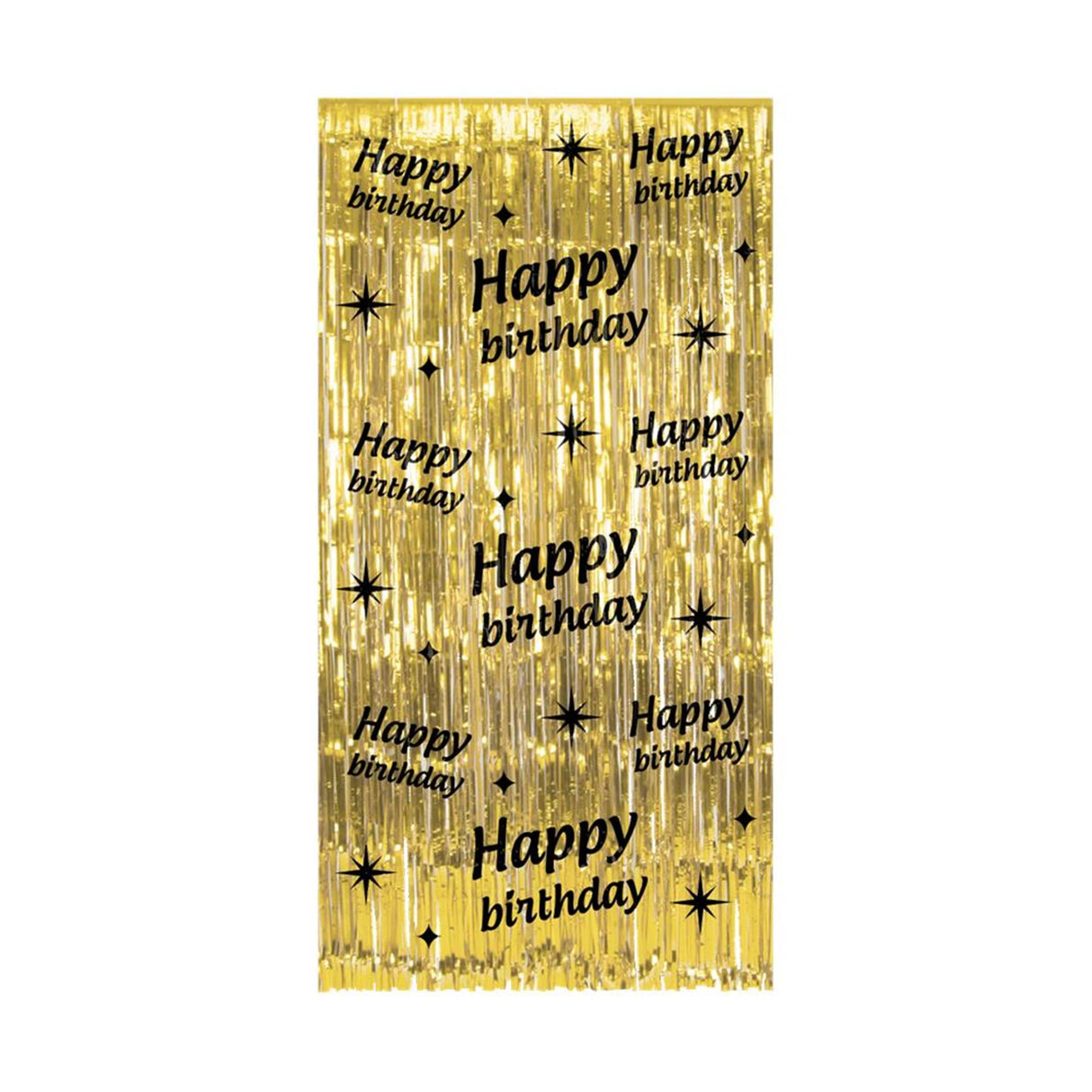 Paperdreams classy party deurgordijn - happy birthday 100x200cm
