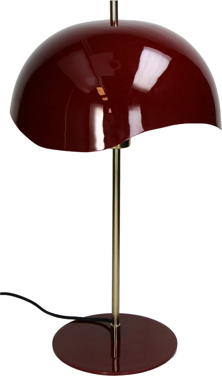 Hd collection tafellamp metaal rood 30x30x56cm