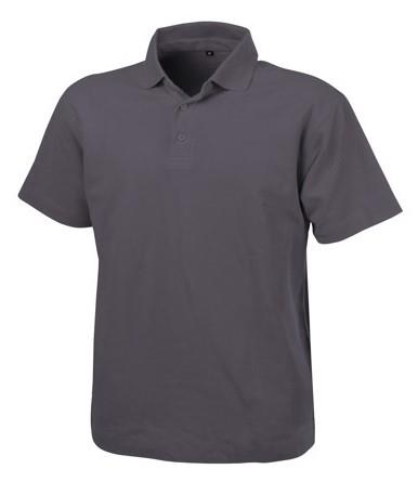 Dassy polo shirt leon katoen grijs s