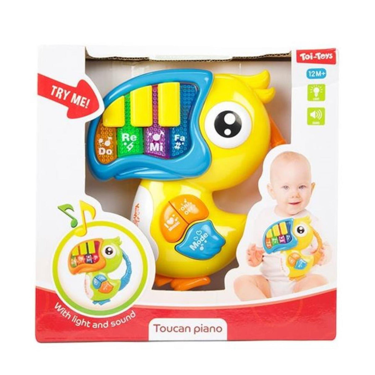 Toi-toys toi toys little stars baby piano met muziek toekan