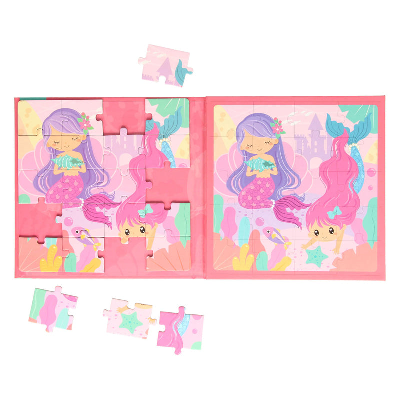 Magnetisch puzzelboek zeemeermin