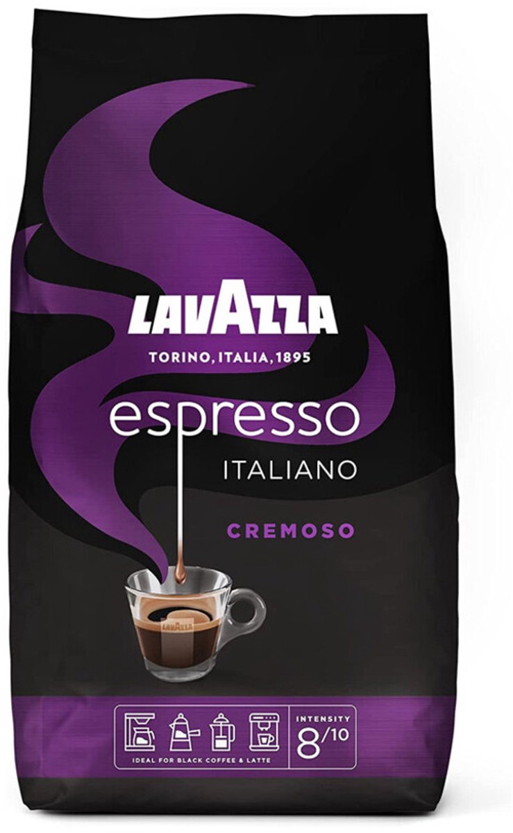 Lavazza espresso italiano cremoso koffiebonen - intensiteit 8 10 - 1 kg