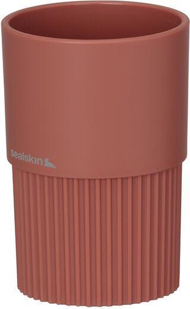 Sealskin brave - tandenborstelbeker vrijstaand - abs - donkerroze