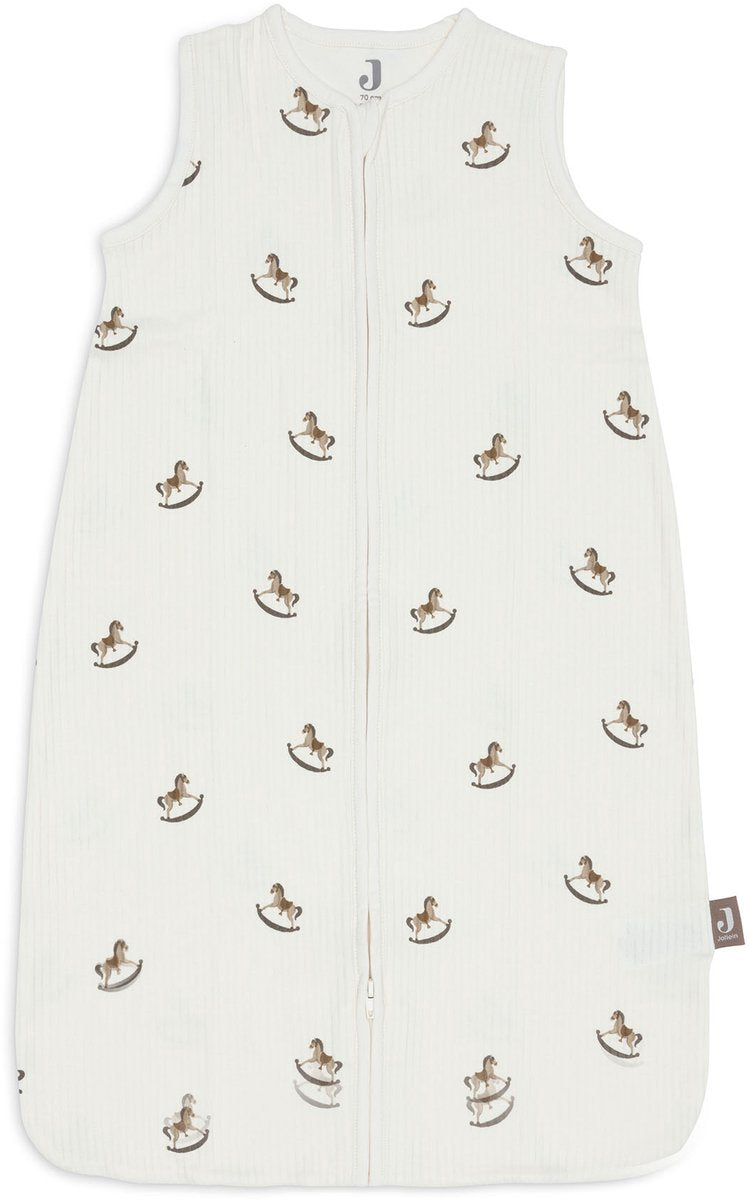 Jollein baby slaapzak zomer jersey rib 70cm - nostalgic ride - zomerslaapzak