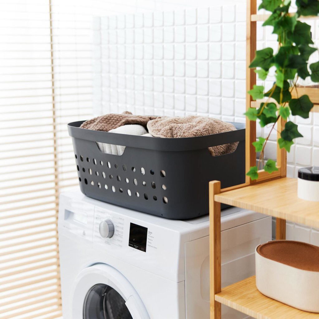 Rotho wasmand - 39 l - jona - antraciet