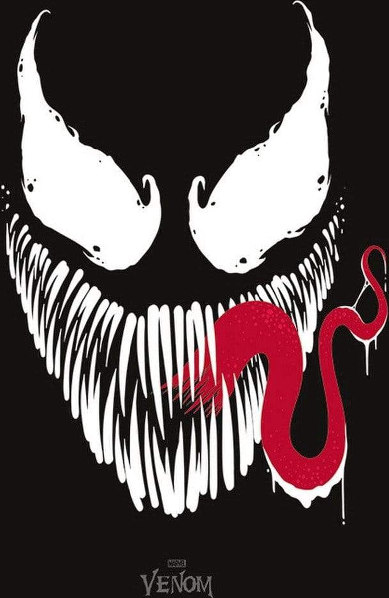 Hole in the wall venom face - maxi poster - 61 x 96.5 cm