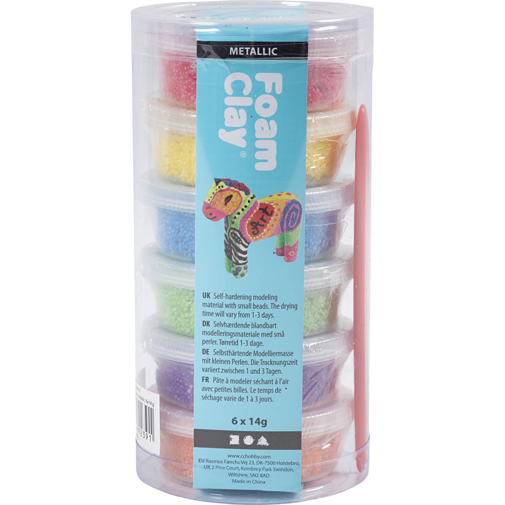 Https: www.cchobby.nl foam-clayr-metallic-sterke-kleuren-84-gr-6x14-gr-1-doos