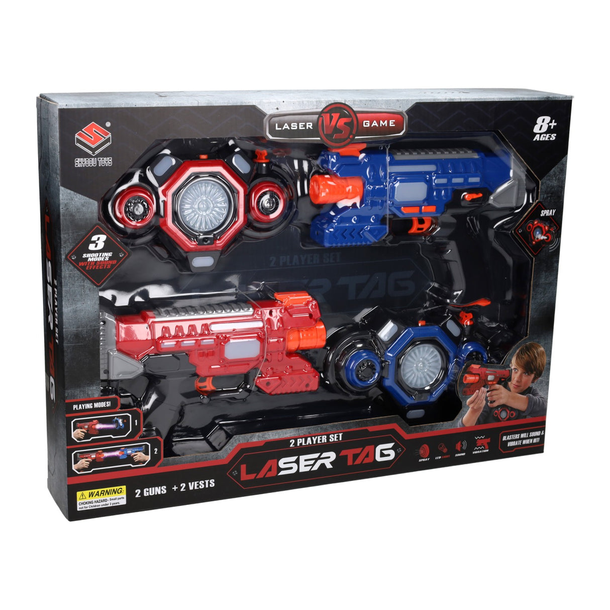 Laser game voor 2 spelers - 4dlg.
