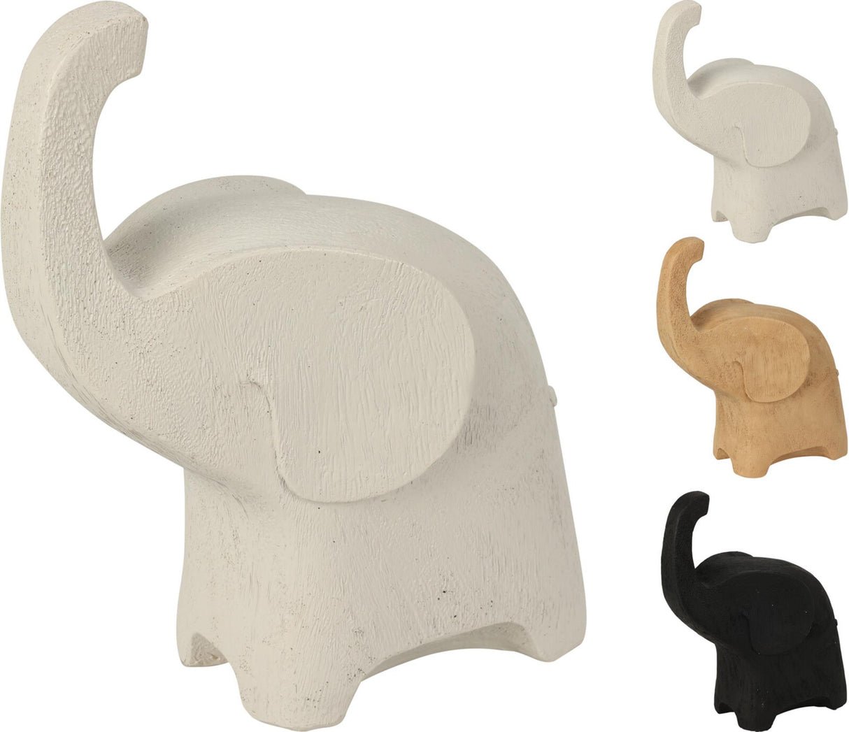 Cosydecor beeld olifant 20cm polystone