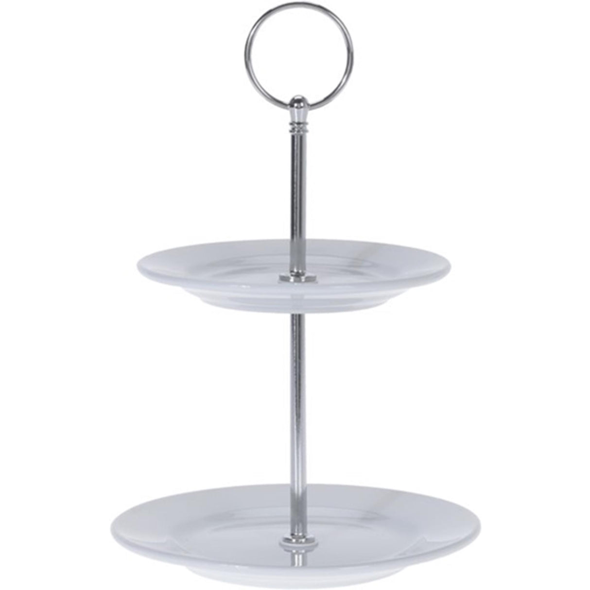 Excellent houseware etagere porselein 2-laags ã˜13 en ã˜15cm