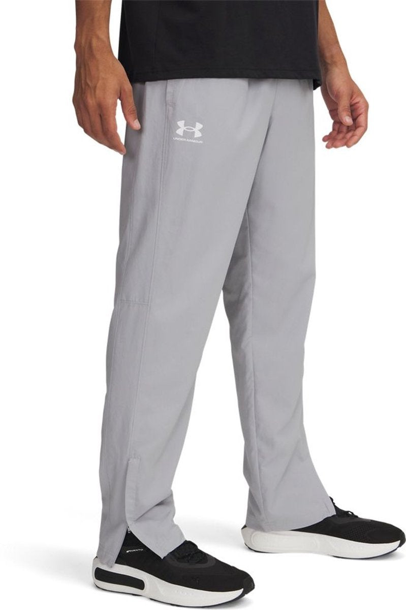 Under armour ua rival wvn windbreaker pnt-gry heren sportkledingset - mod grijs mod grijs wit