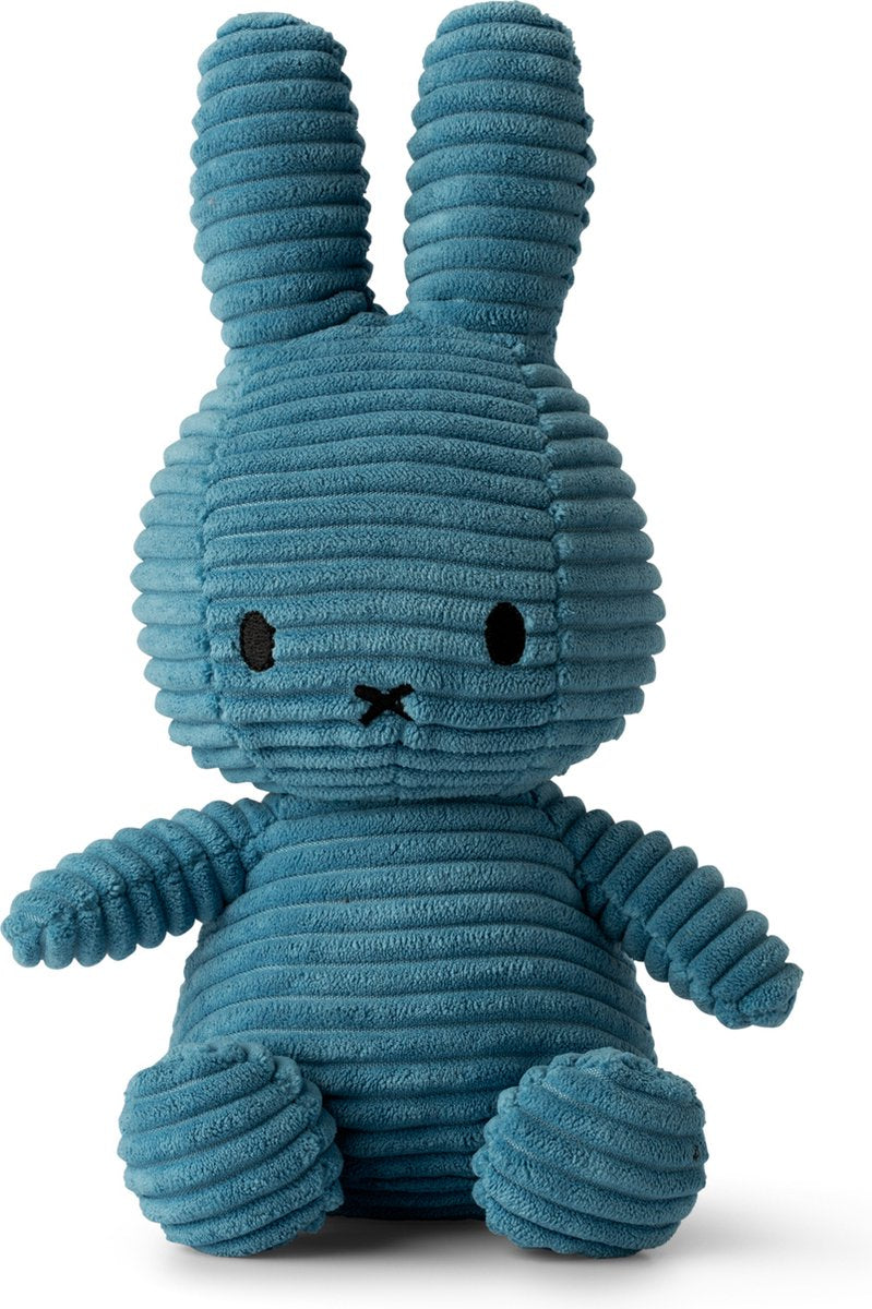 Bon ton toys nijntje - eco corduroy aviator blue - 23 cm - 9