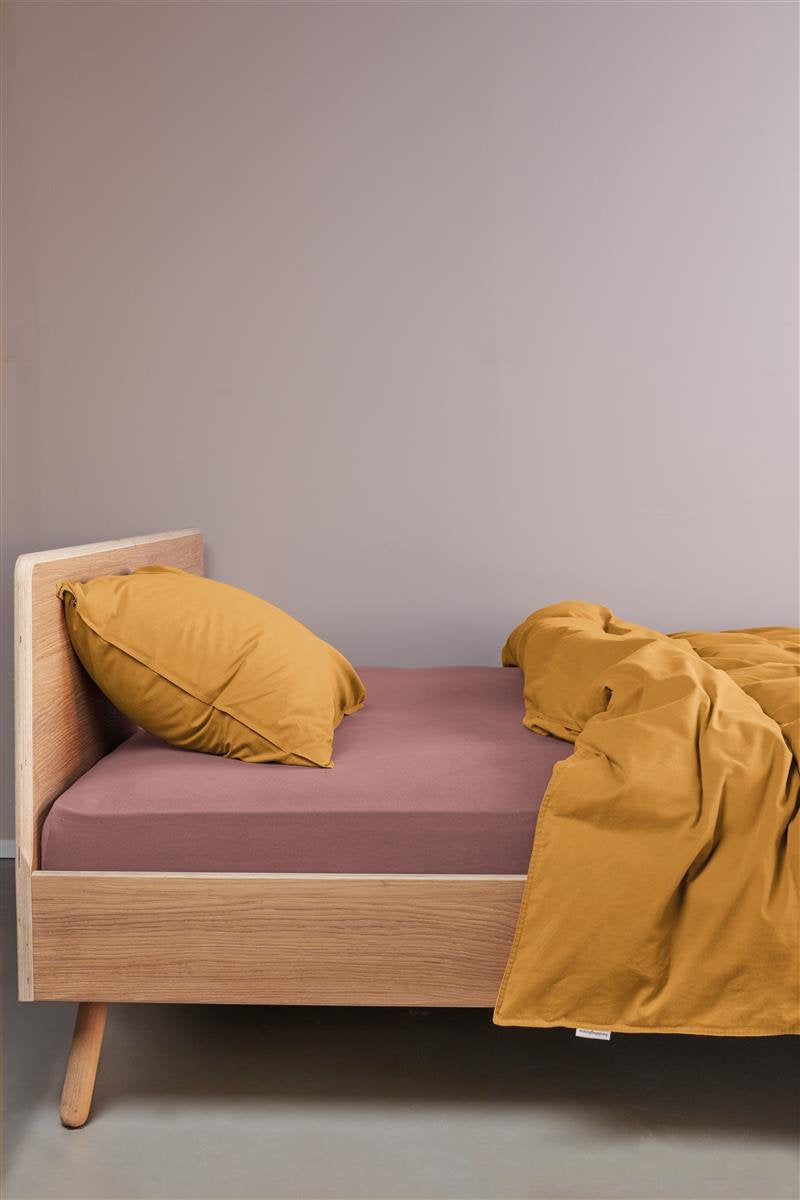 Beddinghouse - jersey - hoeslaken - 160x220 cm - roze