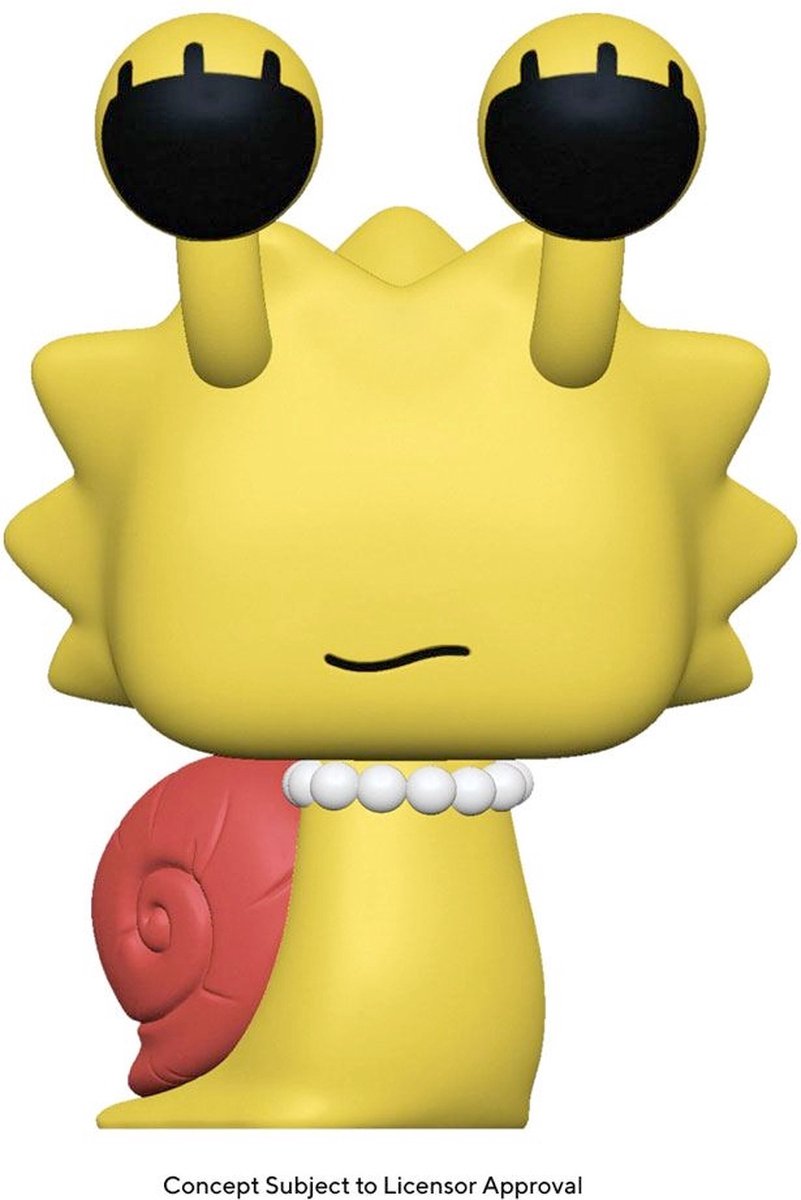 Funko the simpsons - pop! animation snail lisa 9 cm verzamelfiguur - multicolours
