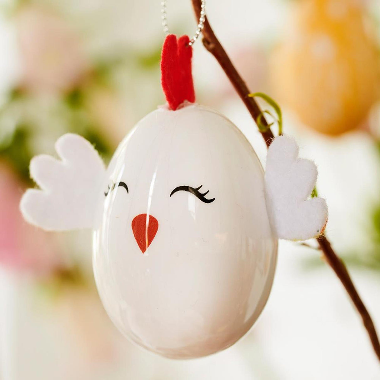 Decoris paasei dieren h6cm 6 assorti