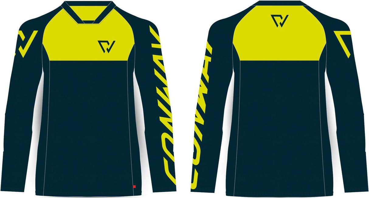 Conway shirt met lange mouwen freeride jersey ls freeride jersey ls size s dark blue acid