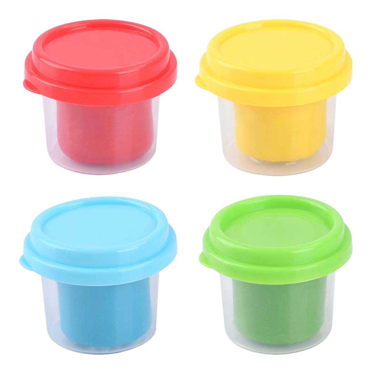 Playgo kleiset 4 kleuren - 4x56gram